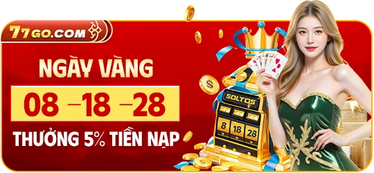 88go3 Ngày vàng hàng tháng tặng thêm 5% giá trị nạp